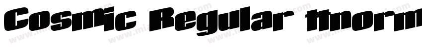 Cosmic Regular ttnorm字体转换